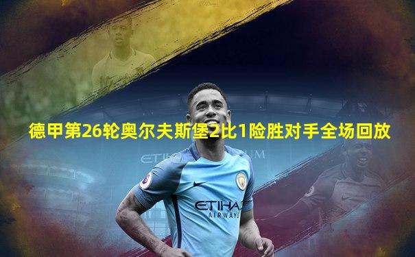 德甲第26轮奥尔夫斯堡2比1险胜对手全场回放