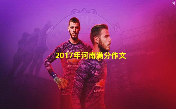 2017年河南满分作文