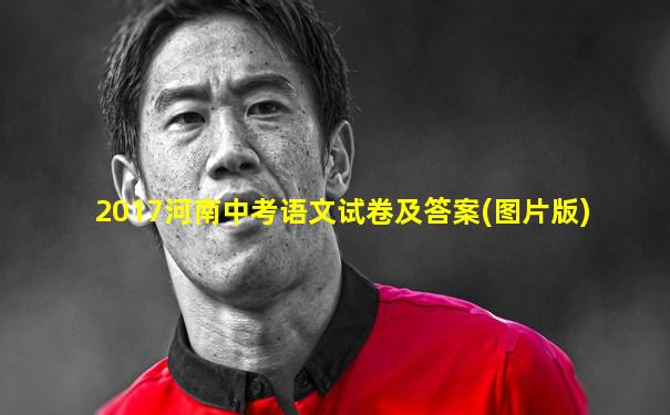 2017河南中考语文试卷及答案(图片版)