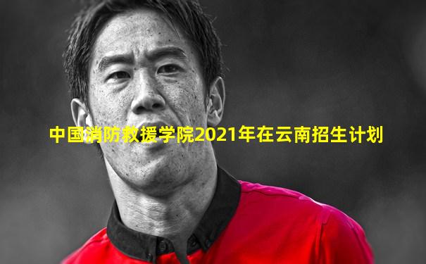 中国消防救援学院2021年在云南招生计划