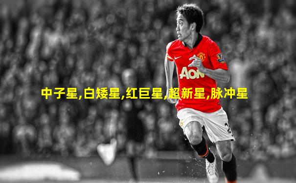 中子星,白矮星,红巨星,超新星,脉冲星