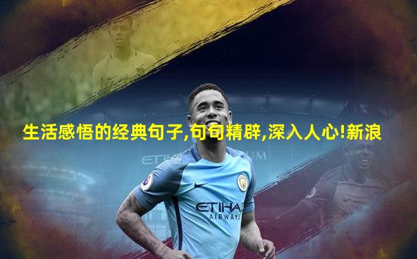 生活感悟的经典句子,句句精辟,深入人心!新浪